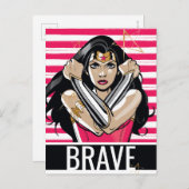 Wonder Woman Defend - Sjabloon Briefkaart (Voorkant / Achterkant)