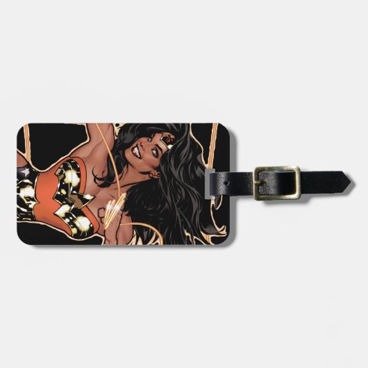 Wonder Woman Diana Prince Transformation Bagagelabel (Voorkant horizontaal)