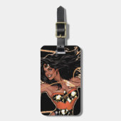 Wonder Woman Diana Prince Transformation Bagagelabel (Voorkant verticaal)