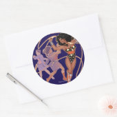 Wonder Woman Diana Prince Transformation Ronde Sticker (Envelop)