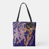 Wonder Woman Diana Prince Transformation Tote Bag (Achterkant)