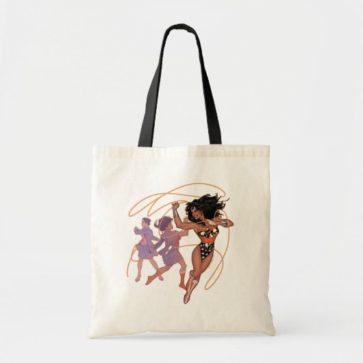 Wonder Woman Diana Prince Transformation Tote Bag (Voorkant)