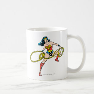 Wonder Woman die de Lasso goed doorslikt Koffiemok