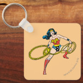 Wonder Woman die de Lasso goed doorslikt Sleutelhanger (Voorkant)