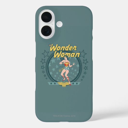Wonder Woman Disted Star Design Case-Mate iPhone Case (Achterkant)