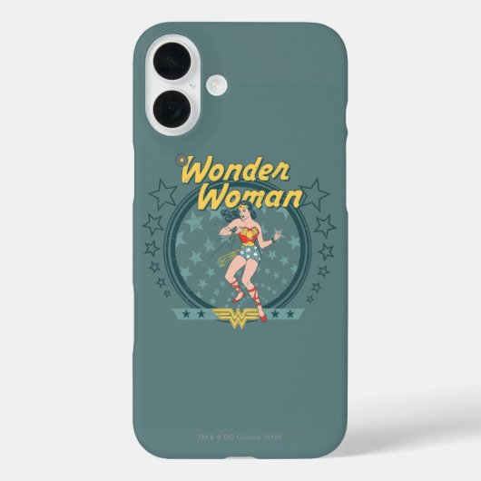 Wonder Woman Disted Star Design Case-Mate iPhone Case (Achterkant)