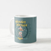 Wonder Woman Disted Star Design Mok (Voorkant links)