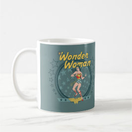Wonder Woman Disted Star Design Mok