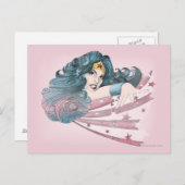 Wonder Woman Dolphin and Stripes Briefkaart (Voorkant / Achterkant)