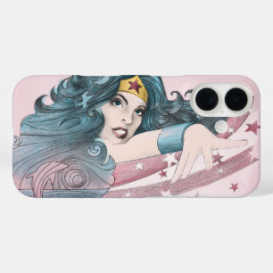 Wonder Woman Dolphin and Stripes iPhone 16 Hoesje
