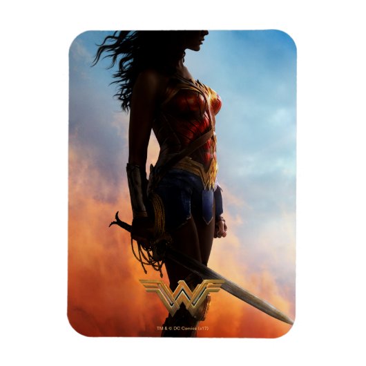 Wonder Woman Duststorm Silhouette Magneet (Verticaal)