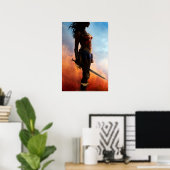 Wonder Woman Duststorm Silhouette Poster (Thuiskantoor)