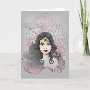 Wonder Woman Eagle and Trees Kaart