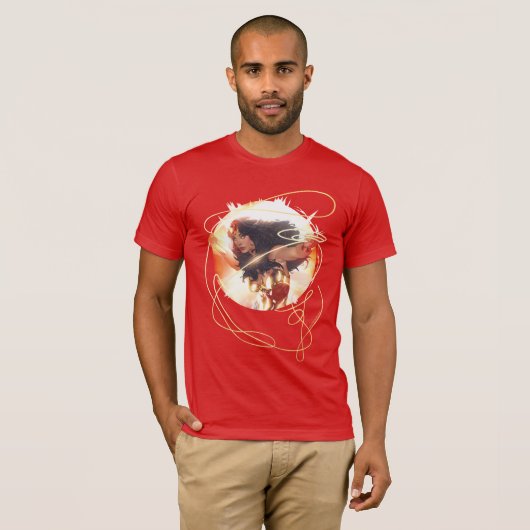 Wonder Woman Encyclopedia Hoesje T-shirt (Voorkant volledig)