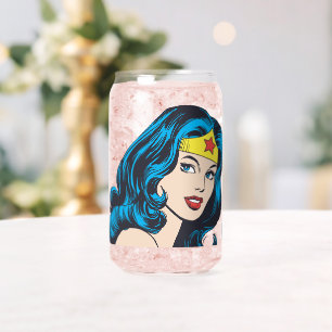 Wonder Woman Face Blikvorm Glas
