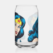 Wonder Woman Face Blikvorm Glas (Rechts)