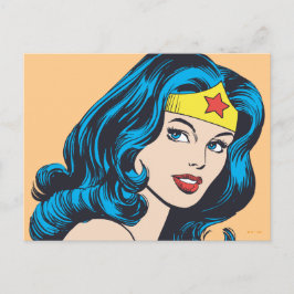 Wonder Woman Face Briefkaart