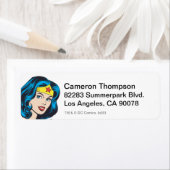 Wonder Woman Face Etiket (Insitu)