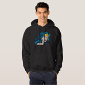 Wonder Woman Face Hoodie (Voorkant volledig)