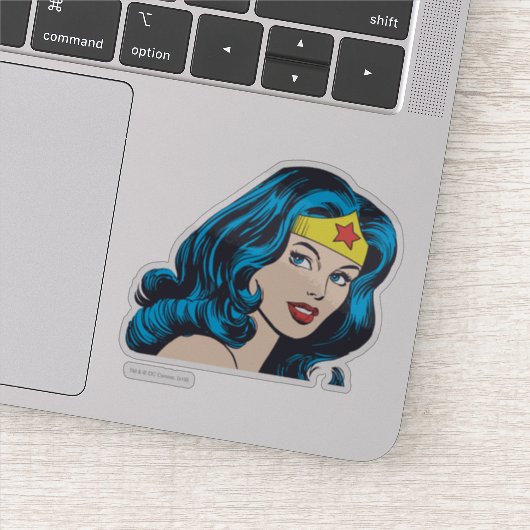 Wonder Woman Face Sticker (Detail)