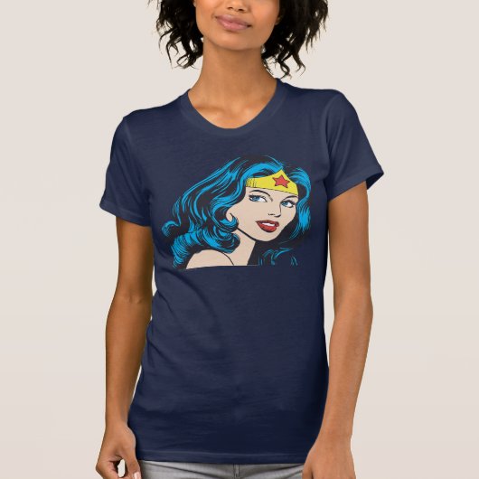 Wonder Woman Face T-shirt (Voorkant)