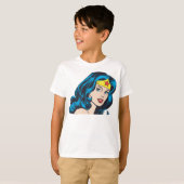 Wonder Woman Face T-shirt (Voorkant volledig)