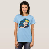 Wonder Woman Face T-shirt (Voorkant volledig)