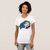 Wonder Woman Face T-shirt (Voorkant volledig)