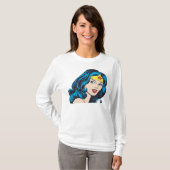 Wonder Woman Face T-shirt (Voorkant volledig)