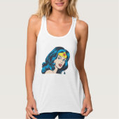 Wonder Woman Face Tanktop (Voorkant)