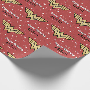 Wonder Woman   Fantastisch marmerpapier Cadeaupapier