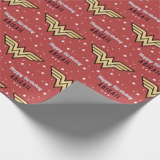 Wonder Woman | Fantastisch marmerpapier Cadeaupapier (Hoek)