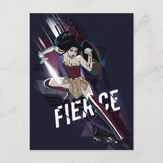 Wonder Woman - Fierce Briefkaart (Voorkant)