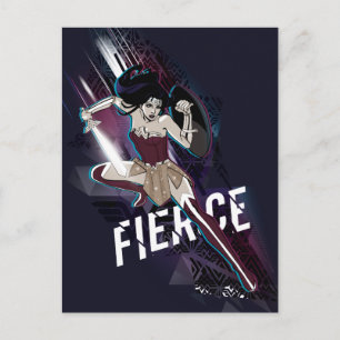 Wonder Woman - Fierce Briefkaart