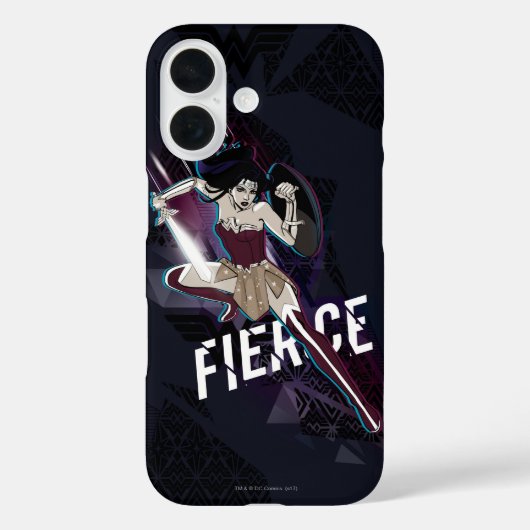 Wonder Woman - Fierce Case-Mate iPhone Case (Achterkant)