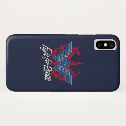 Wonder Woman Fight For Peace Symbol Case-Mate iPhone Case (Achterkant (horizontaal))