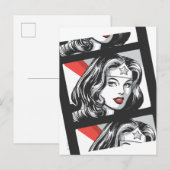 Wonder Woman Film Strip Briefkaart (Voorkant / Achterkant)