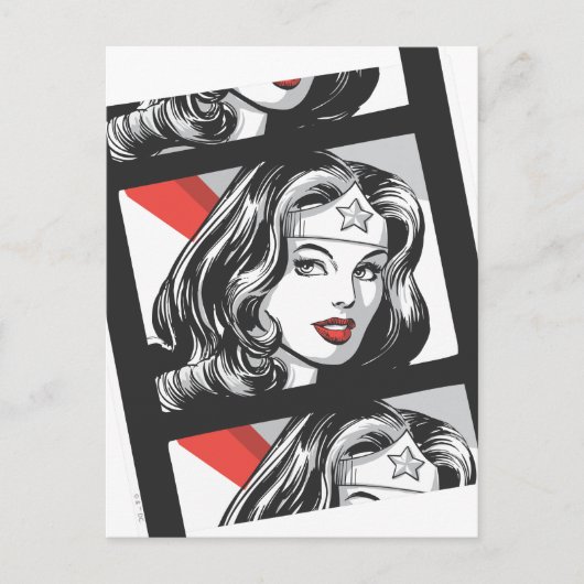 Wonder Woman Film Strip Briefkaart (Voorkant)