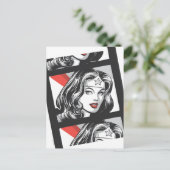 Wonder Woman Film Strip Briefkaart (Staand voorkant)