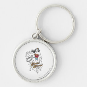 Wonder Woman Flourish Sleutelhanger