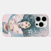 Wonder Woman & Flowers Case-Mate iPhone Case (Achterkant (horizontaal))