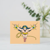 Wonder Woman Fly Forward Briefkaart (Staand voorkant)