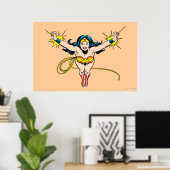 Wonder Woman Fly Forward Poster (Thuiskantoor)