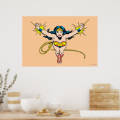 Wonder Woman Fly Forward Poster (Keuken)