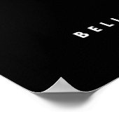 Wonder Woman "Geloof in Wonder" Collage Logo Poster (Hoek)