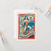 Wonder Woman | Gelukkige Vaderdag, Mam Kaart (Voorkant / Achterkant in situ)