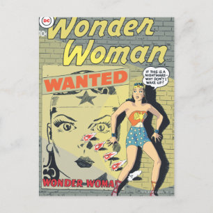 Wonder Woman Gewenst Briefkaart