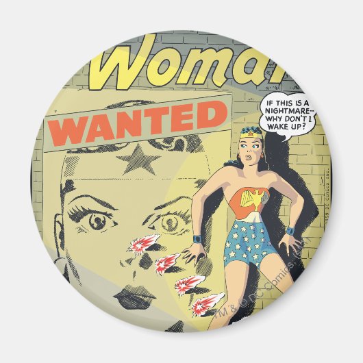 Wonder Woman Gewenst Magneet (Voorkant)