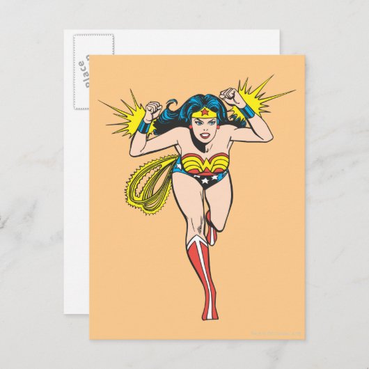 Wonder Woman Glows Cuffs Briefkaart (Voorkant / Achterkant)