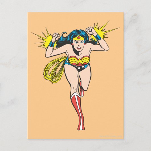 Wonder Woman Glows Cuffs Briefkaart (Voorkant)